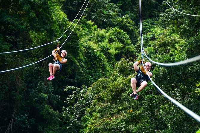 Dual Zipline Side-by-Side Adventure in Punta Cana - Rainforest Ziplining in Punta Cana: the 12-Line Dual Adventure