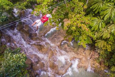 Dunns River Falls, Zipline, Bamboo Rafting, Horseback Ride Tour - Horseback Ride ’N’ Swim from hotel pickup to the Caribbean waterline