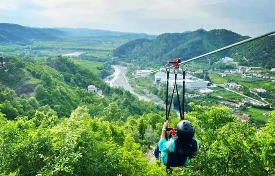 Durres/Golem: Zipline Albania and Petrela Castle - Zipline Albania and Petrela Castle at a Glance