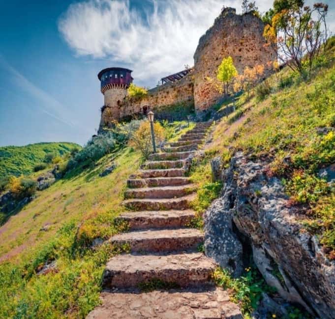 Durres/Golem: Zipline Albania and Petrela Castle - How the Timing Works: 4 Hours Total, Step by Step
