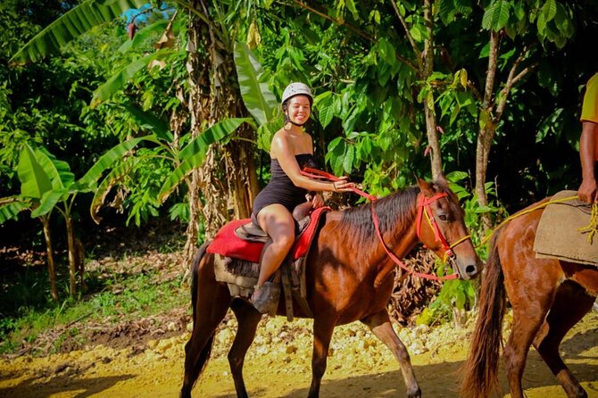 Eco Aventure Park+ Zipline+Horseback Ride+Buggy - Horseback Ride Through Ranch Trails and Riverbed Terrain