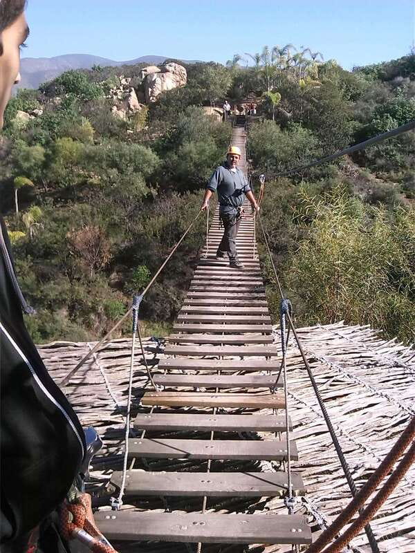 Ensenada: Las Cañadas Campamento Canopy Tour with Zip Lines - Entering Las Cañadas Campamento: gear up, then get ready to fly