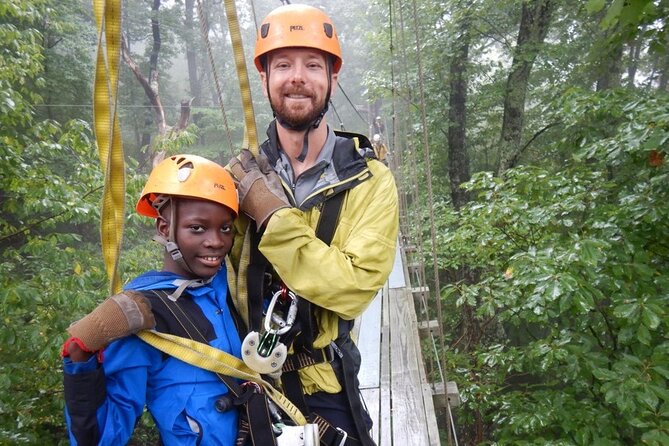 Epic Zipline Canopy Tour - The Gorge Zipline: Saluda, NC - The core experience: 11 ziplines plus a sky-bridge