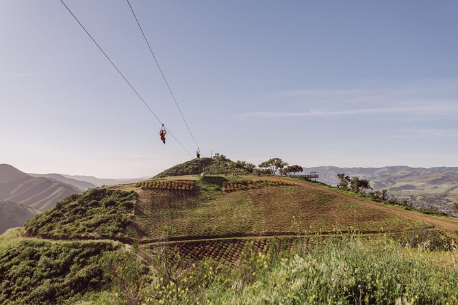 Epic Zipline Tour near Santa Barbara - The top launch: Zip 1 and California’s longest run