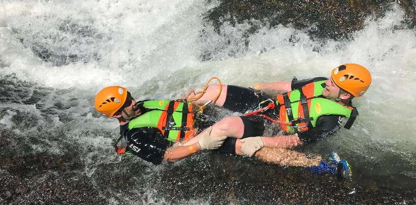 Extreme ZIPLINE 1500M & CANYONING in DA LAT - Inside the 1500m forest zipline system