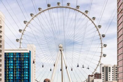 Fly LINQ Zipline at The LINQ Promenade in Las Vegas - The 144-foot launch tower to your ride: what happens before you fly