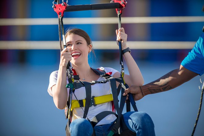 Fly LINQ Zipline at The LINQ Promenade in Las Vegas - Where you land: finishing near the High Roller observation wheel