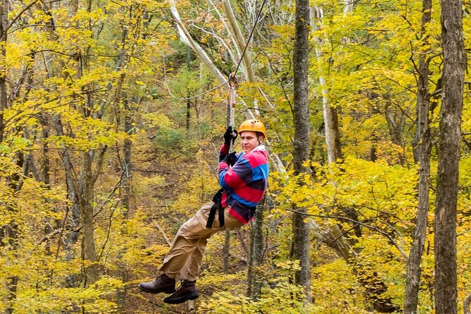 Fontanel Zipline Forest Adventure at Nashville North - Safety and the human factor: patient guides who keep watch