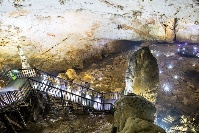 From Dong Hoi: Paradise Cave and Zipline Dark cave full day tour - From 8:00am pickup to the drive on the Ho Chi Minh Trail