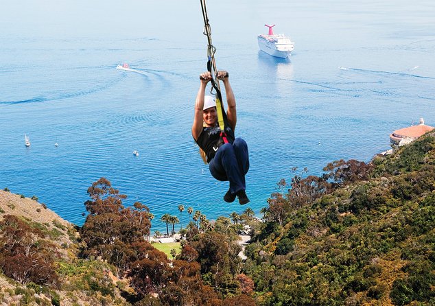 From LA: Catalina Island with Zipline Tour and Hotel Pickup - Descanso Beach Club: downtime after the adrenaline