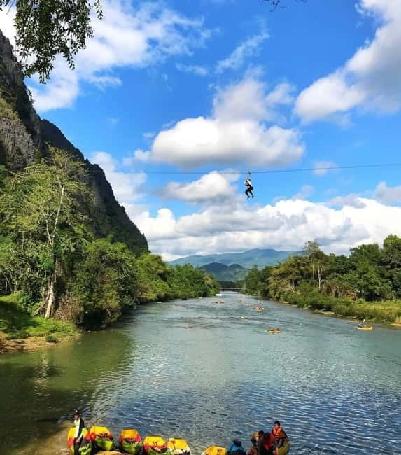From Vientiane: Vang Vieng Tour with Cave Kayak & Zipline - Pickup in Chanthabuly and how to set yourself up