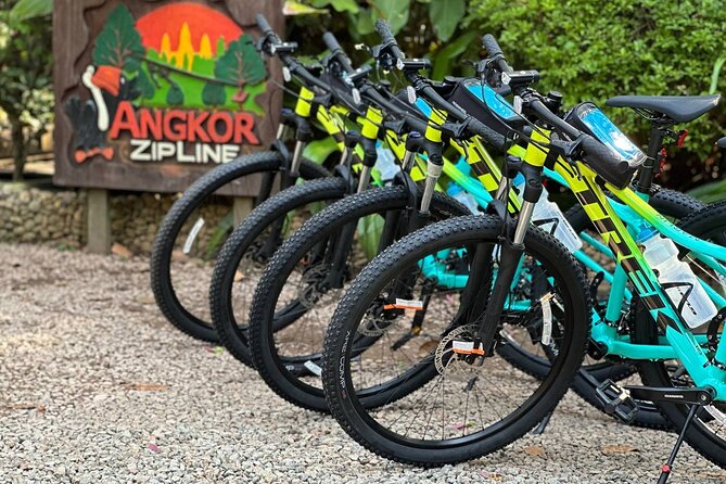 Full-Day Bike Tour in Siem Reap with Zipline - Zipline Silver Course: what safety looks like before you fly