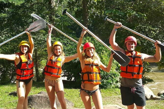 Full Day Chiang Mai Zipline Adventure, Rafting, ATV-ing, and Sticky Waterfall - White-Water Rafting on the Tang River Area: 45 Minutes of Splash