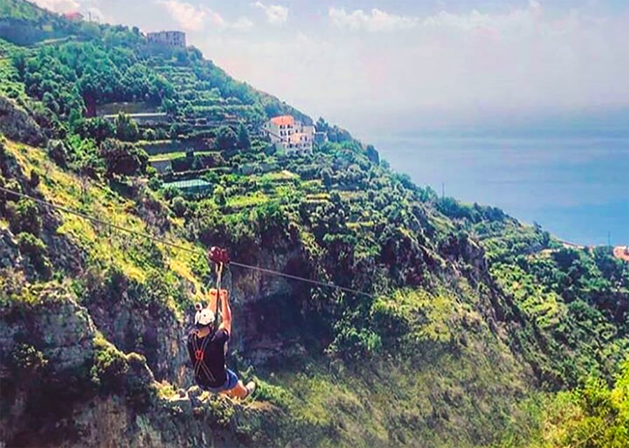 Furore: Flight of the Angel Zipline Experience - On-Site Breaks: Bar, Restaurant, and Panoramic Waiting Time