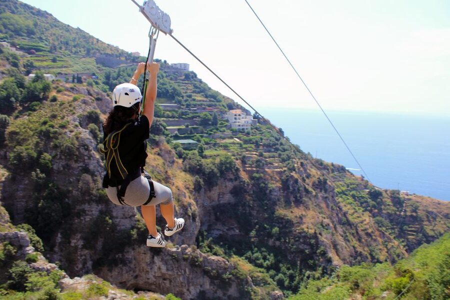 Furore: Flight of the Angel Zipline Experience - What Happens During the Flight: Harness, Trolley, Steel Rope