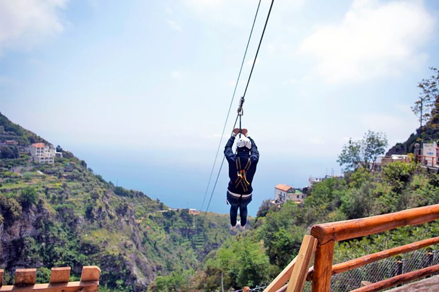 Furore: Flight of the Angel Zipline Experience - Entering the Zipline Structure: Where Your Flight Actually Starts
