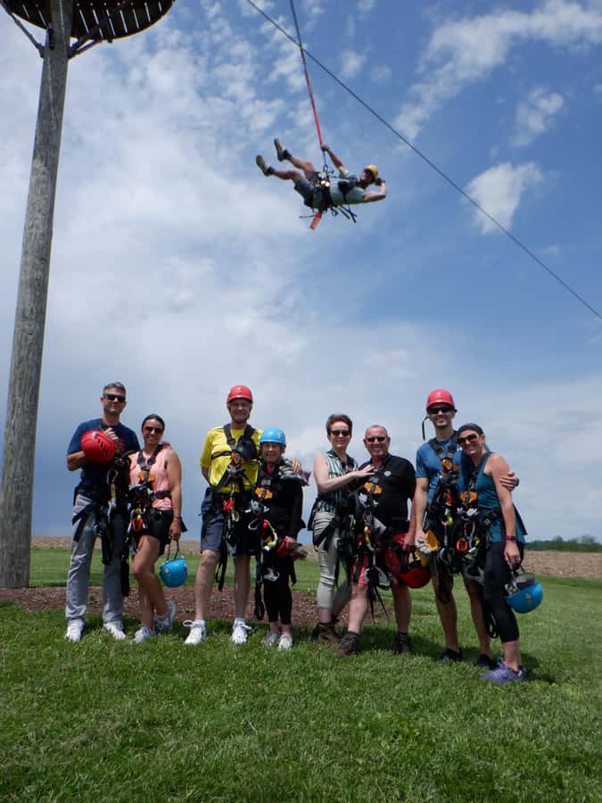Galena: Zipline Adventure- Long Hollow Canopy Tours - The 140-Foot Skybridge and the 40-Foot Rappel