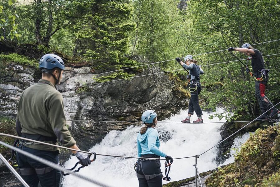 Geiranger: Zipline Park Experience - What Flying Feels Like: Double Zip Lines Over Gorges and Cascades