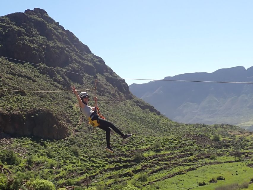 Gran Canaria: Zipline and Mountaineering Tour - Santa Lucía de Tirajana: the setting for a beginner mountaineering day