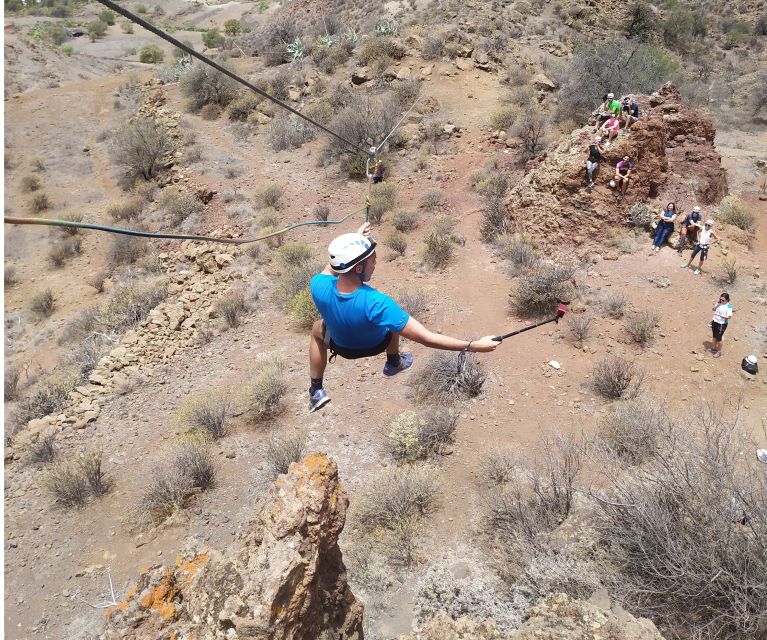Gran Canaria: Zipline and Mountaineering Tour - Wall climbing and via ferrata: mixing hiking with hands-on mountain work