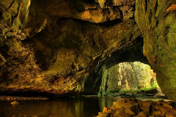 Half-Day Barton Creek Cave with Optional Zipline, Butterfly Farm Or Rock Falls - Step Into Barton Creek Cave: Open Canoes, Headlights, and Real Darkness