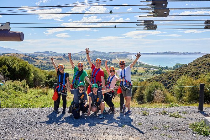 Half Day Zipline Adventure in Kaikoura - The zipline circuit: five dual flights from 250m to 620m