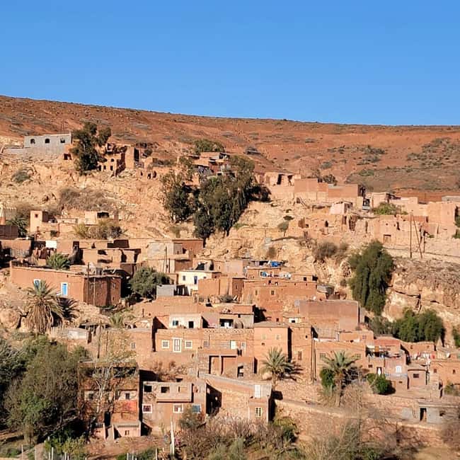 Half day Zipline out of marrakech city with breakfast - Breakfast and the first village viewpoint near Tahnaout