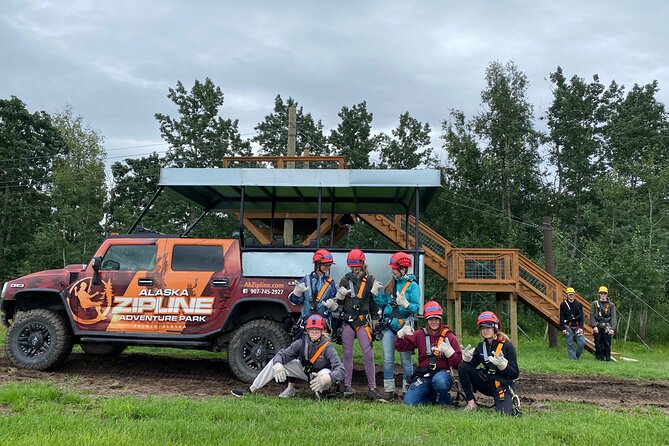 Horseback & Zipline Adventure in Alaska Mountains includes Lunch - Moving From Horses to Ziplining in About a Half-Mile