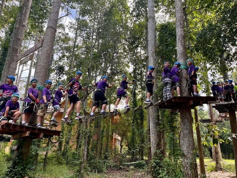 Hua Hin Tree Top Zipline Adventure and Canopy Rope Challenge - How long it takes and why time matters for your day plan