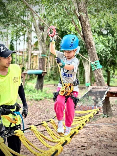 Hua Hin Tree Top Zipline Adventure and Canopy Rope Challenge - Price, included extras, and what you should budget for