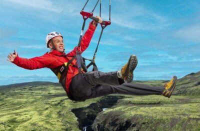 Hveragerdi: Mega Zipline Experience - Getting there: Árhólmar 1 and the Reykjadalur Café meeting point