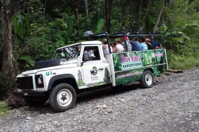 Jeep & Zipline Adventure in St. Lucia - Ziplining Through the Rain Forest: safety gear and what to look for