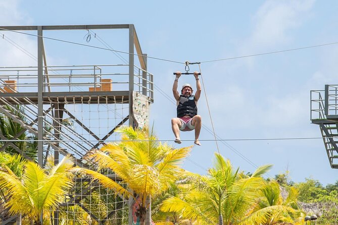 Jet Ski Punta Cana Water Park with Zipline & Inflatable Course - Zipline Over the Lake: A 200-Meter Change of Pace