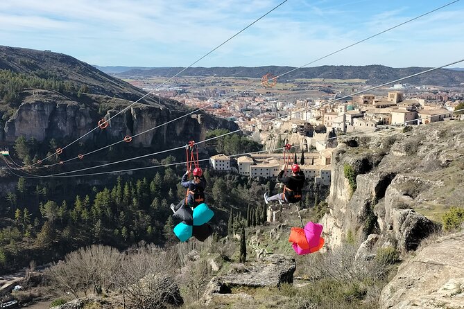 Jumping in Zipline with Unique Views of Cuenca - What You Actually Do on the Tirolina Run in Cuenca