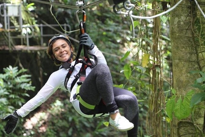 JungleQui Zipline Park at El Yunque National Forest - The two rappels: a different skill, same rainforest setting