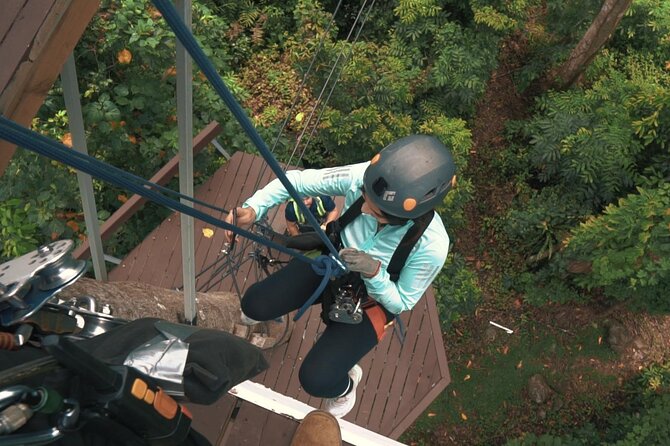 JungleQui Zipline Park at El Yunque National Forest - Checking in at the park and getting geared up without stress