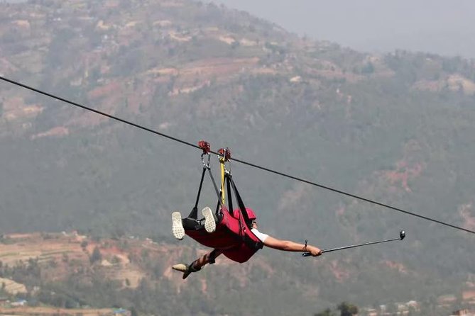 Kathmandu: Zipline Adventure in Dhulikhel with Pickup & Lunch - The Classic 1100-meter ride: speed, drop, and the safety vibe