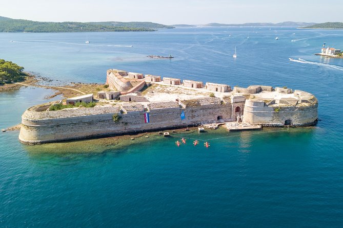 Kayaking & Zipline Šibenik - Čikola Canyon - Kayaking the St. Anthony Channel and Near St. Nicholas Fortress (UNESCO)
