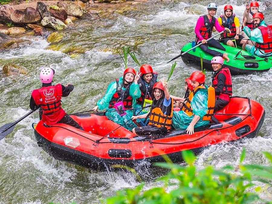 KhaoLak:ATV, ZipLine, & Rafting Adventure Monkey Cave Temple - ATV, Zipline, Rafting, and a Cave Temple: What You Really Get in 8–9 Hours