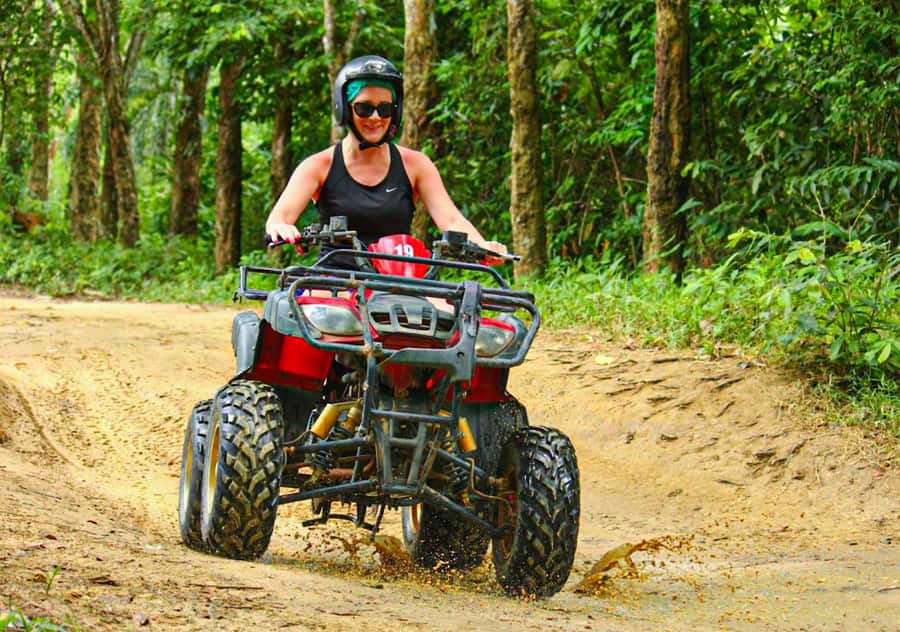 KhaoLak:ATV, ZipLine, & Rafting Adventure Monkey Cave Temple - Getting to Sealand Exclusive Adventure Camp: Pickup, Drive Time, and Early Snacks