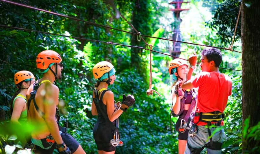 Ko Samui: Tree Bridge Jungle Zipline and Waterfall Adventure - Guides, Group Size, and the Fun Factor