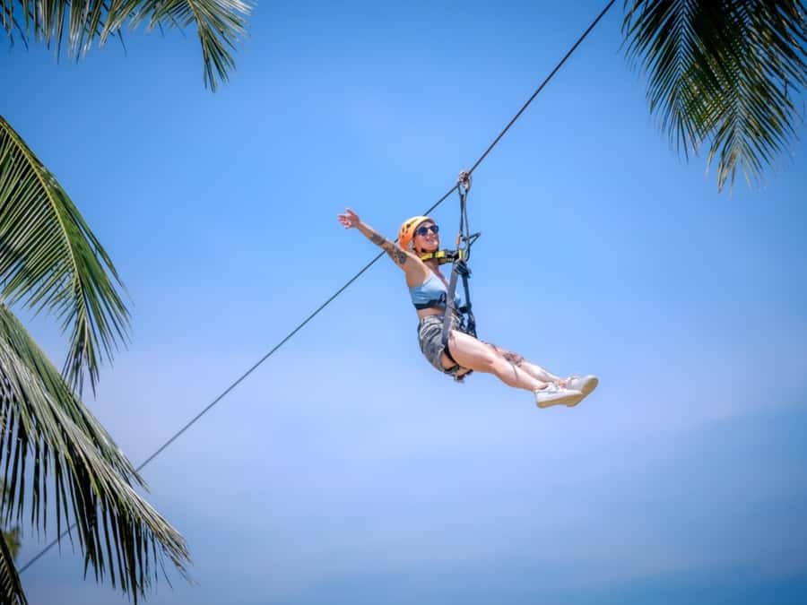 Koh Samui: Samui Zipline adventure and hotel pick up service - The Course: From Canopy Swings to a 15-Meter Abseiling Drop