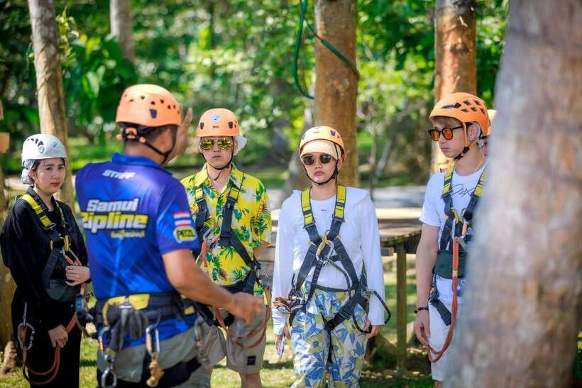 Koh Samui: Samui Zipline Adventure with Transfer service - What’s waiting after: water, fruit, and a cooler ride back