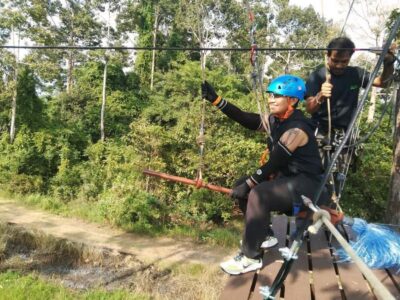 Krabi Zipline adventure - The 11 ziplines split into 2 zones: how to get the most out of each ride