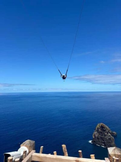Madeira Adrenaline 4x4 Tour: Zipline, Giant Swing and Seixal - The climb on Madeira’s “royal path” roads: panoramic views from the Jeep