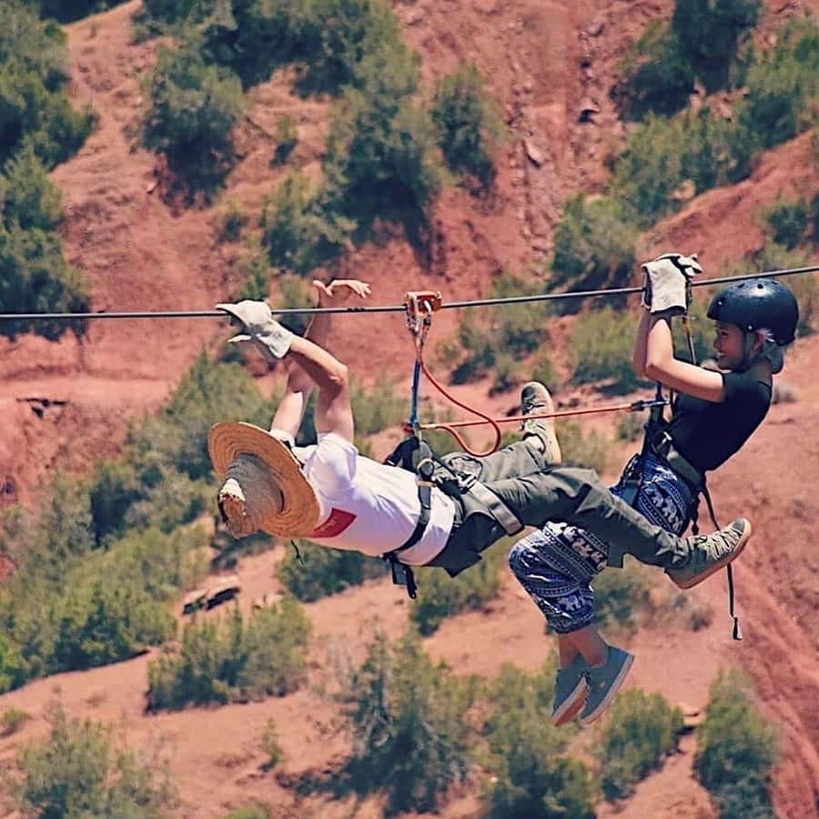 Marrakech: Zipline and Breakfast in the Atlas Mountains - The Hanging Bridge Moment (It’s Fun. It’s Wobbly.)