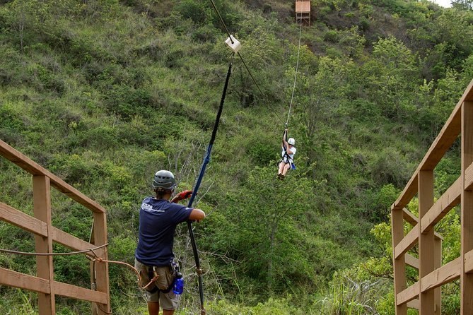 Maui 8 line Zipline Adventure: Soar above valleys & Island views - On the line: how the 8-zip course usually plays out