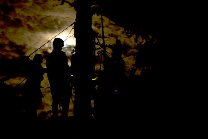 Night Zipline: 3 Zipline Adrenaline Adventure - S’mores and Campfire Snacks: The Sweet Finish After the Stairs
