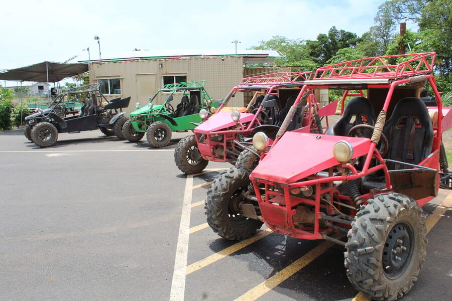 Oahu: Coral Crater Zipline and Offroad ATV Adventure - The first safety briefing: how the zipline setup works