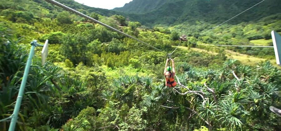 Oahu: Kualoa Jurassic Valley Zipline Tour - More than ziplines: the suspension bridges and valley hikes